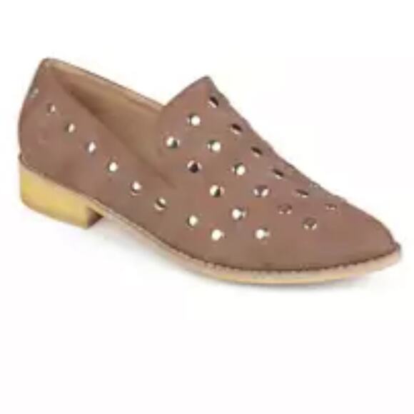 Journee Collection | Breeze Loafers Studded Flats Size 9 - Picture 1 of 9